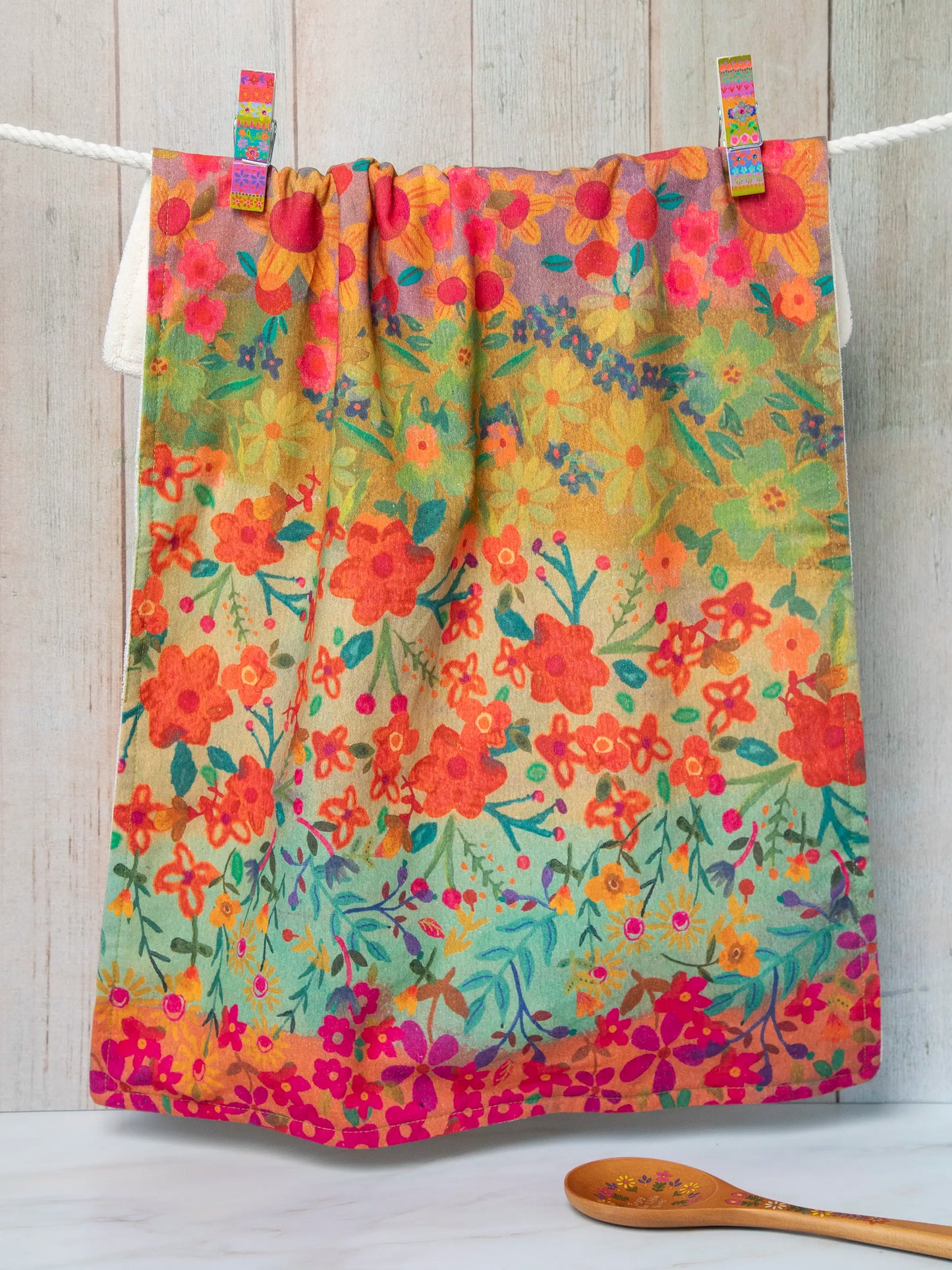 Cotton Dish Towel - Wildflowers