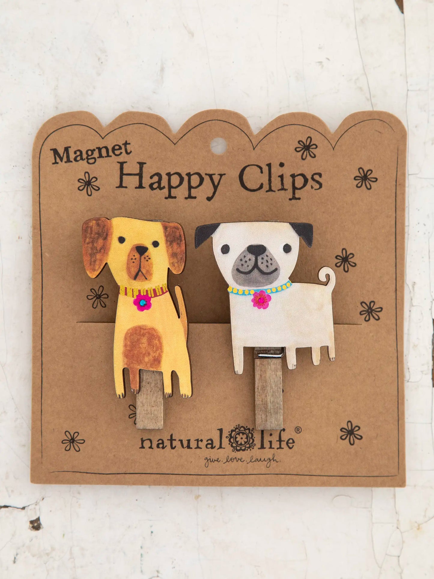 Magnet Happy Clips, Set of 2 - Dog