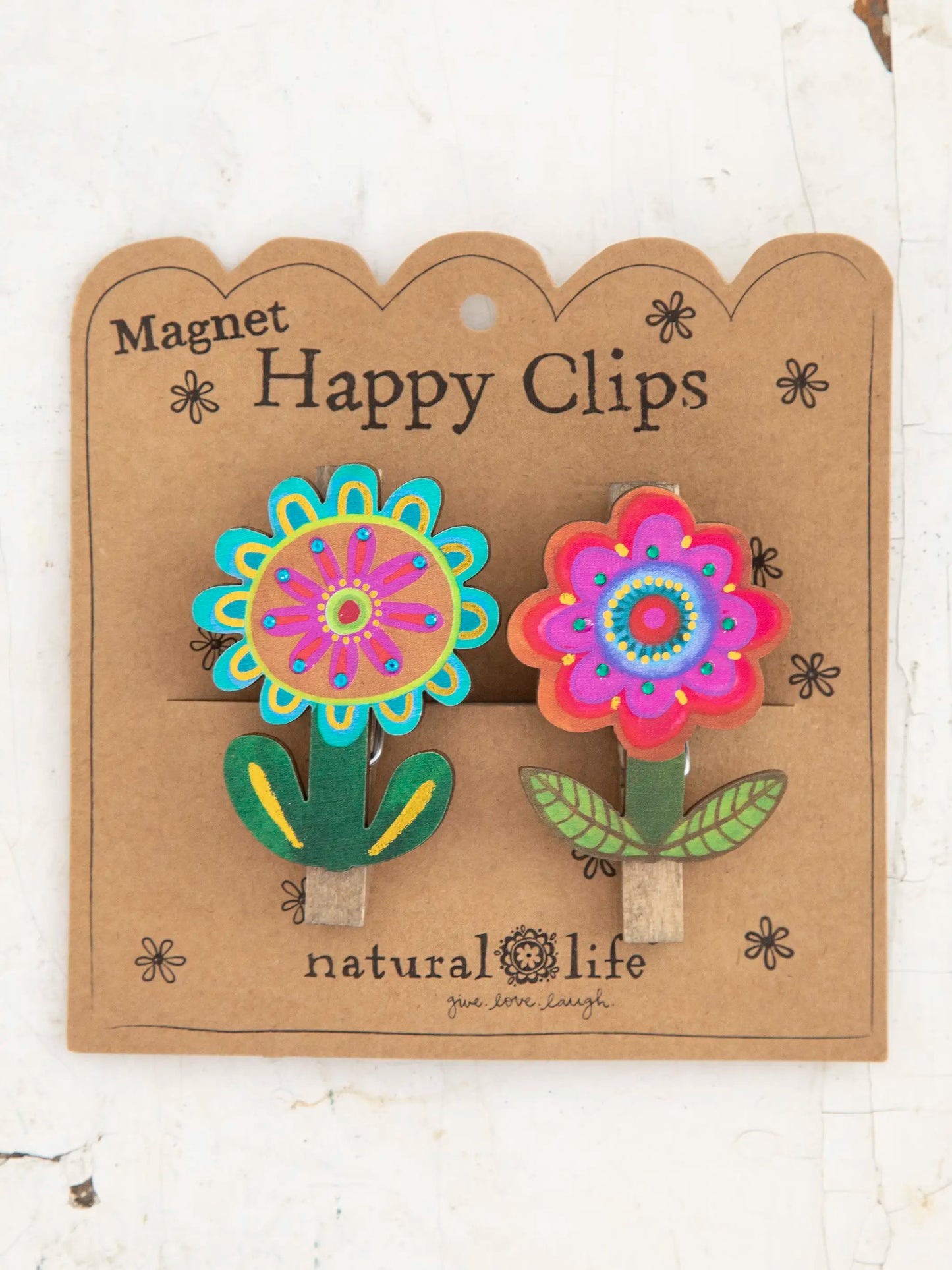Magnet Happy Clips, Set of 2 - Flower