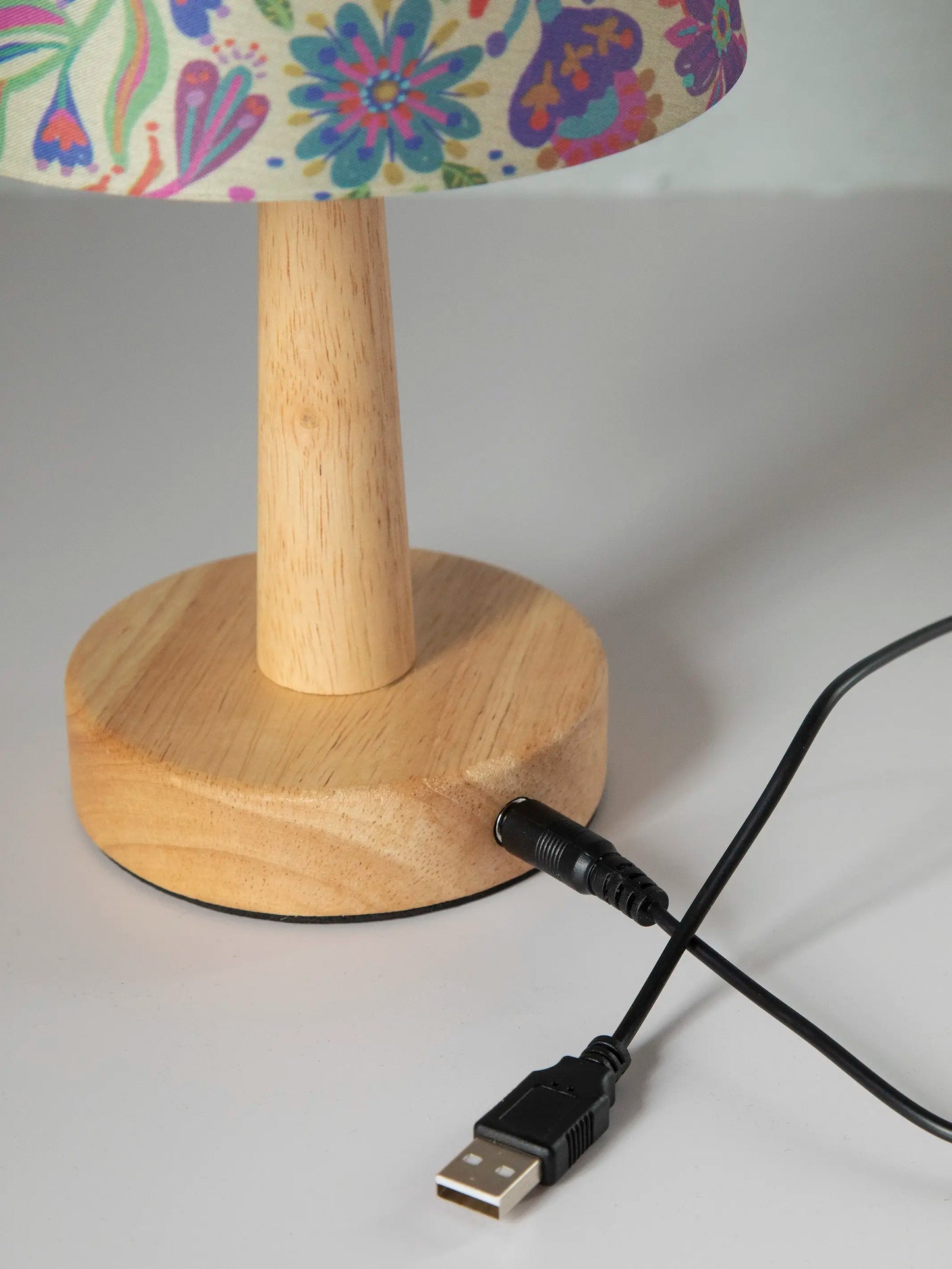 Touch Lamp - Rainbow Cream Floral