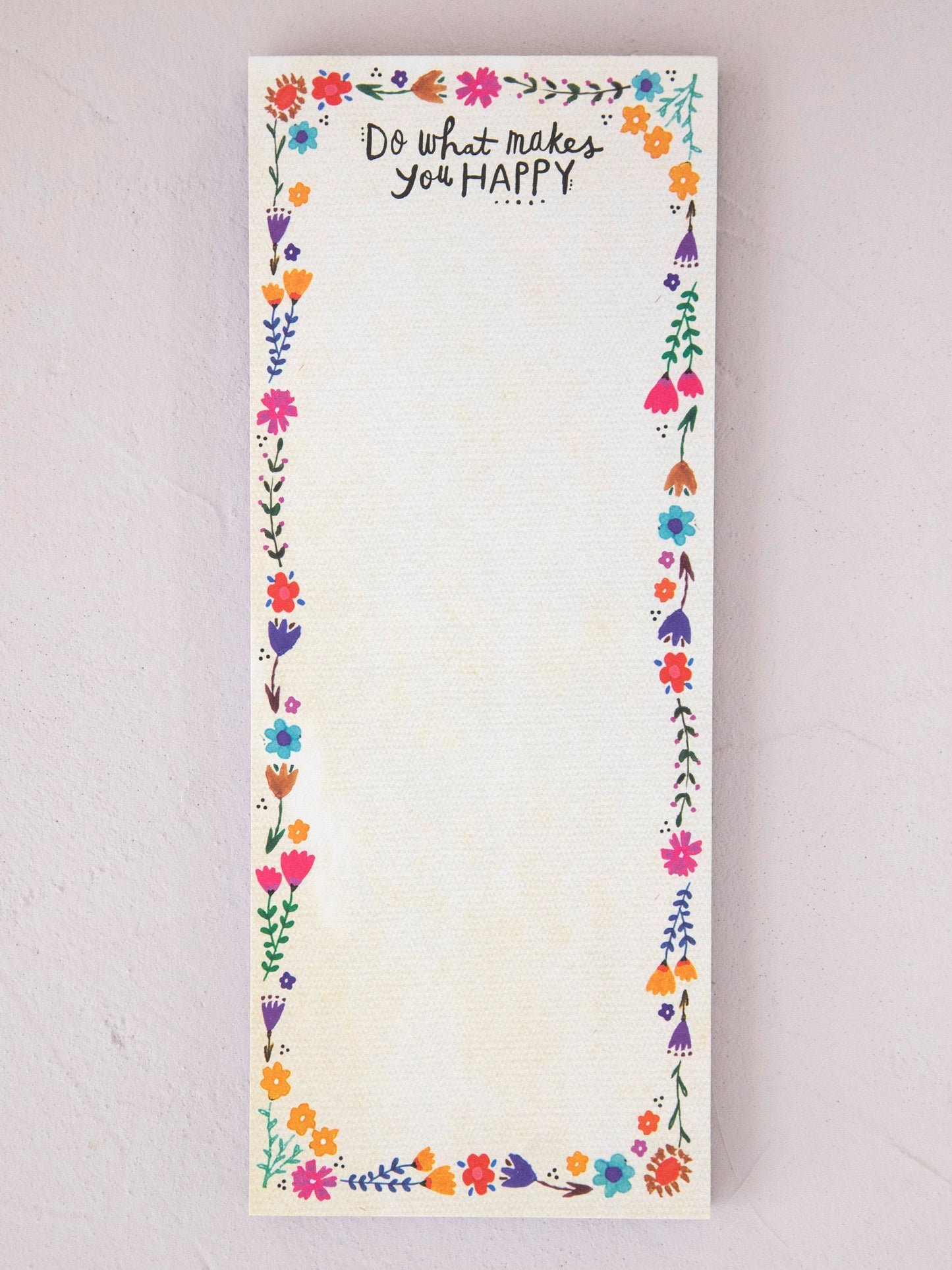 Magnetic List Pad - Makes You Happy