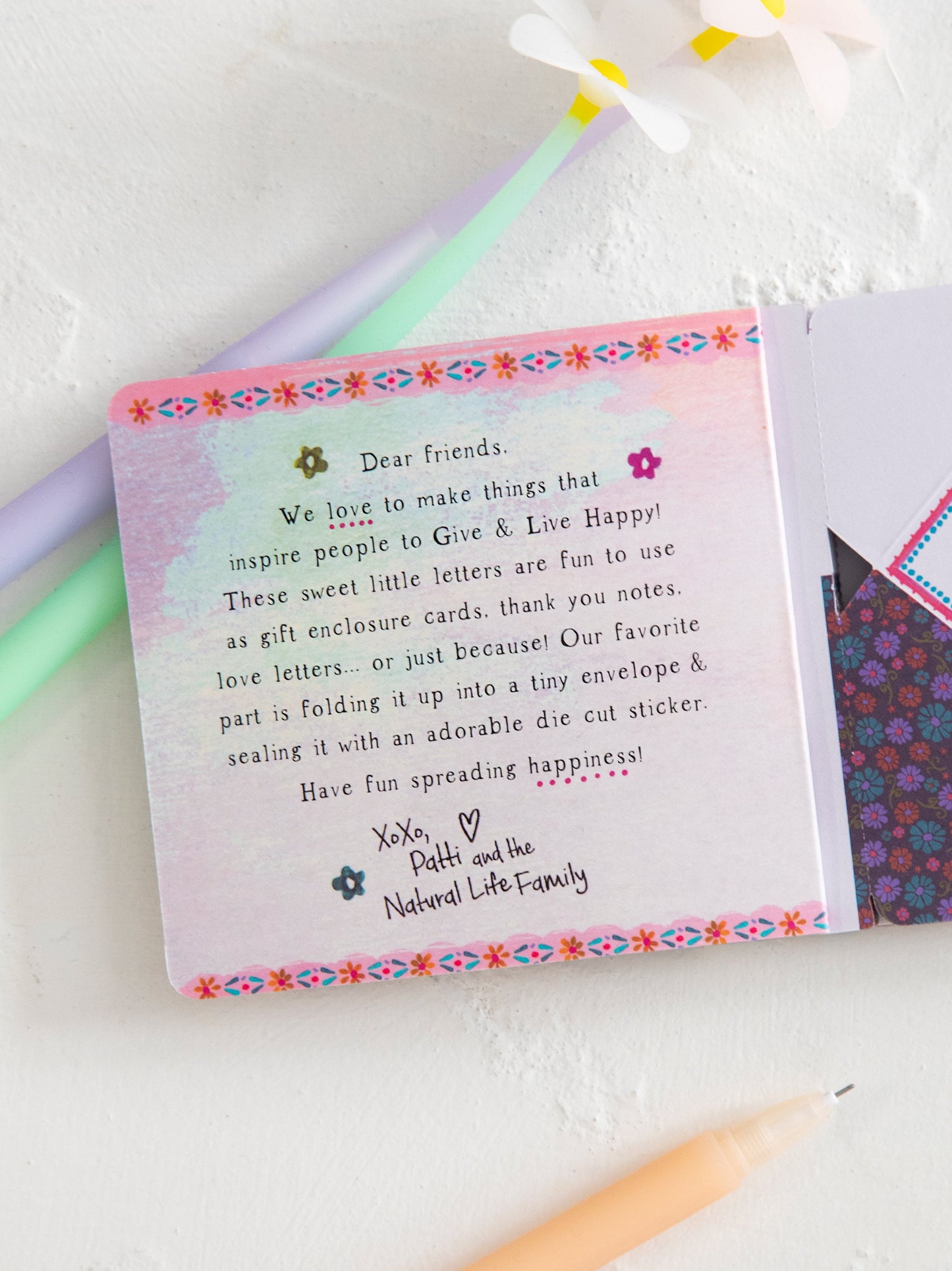 Little Envelope Letters - Floral