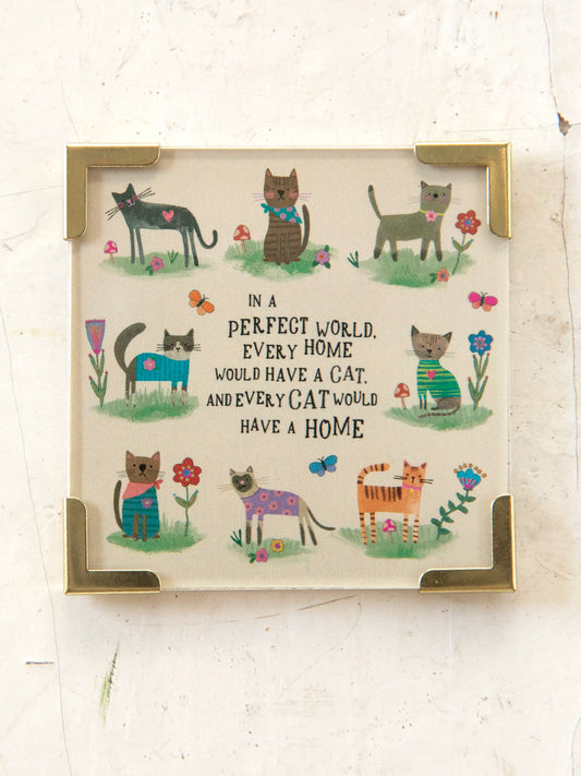 Corner Magnet - Every Cat Has A Home