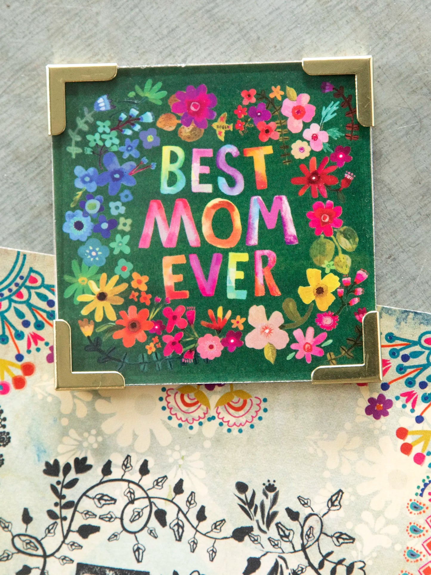 Corner Magnet - Best Mom Ever
