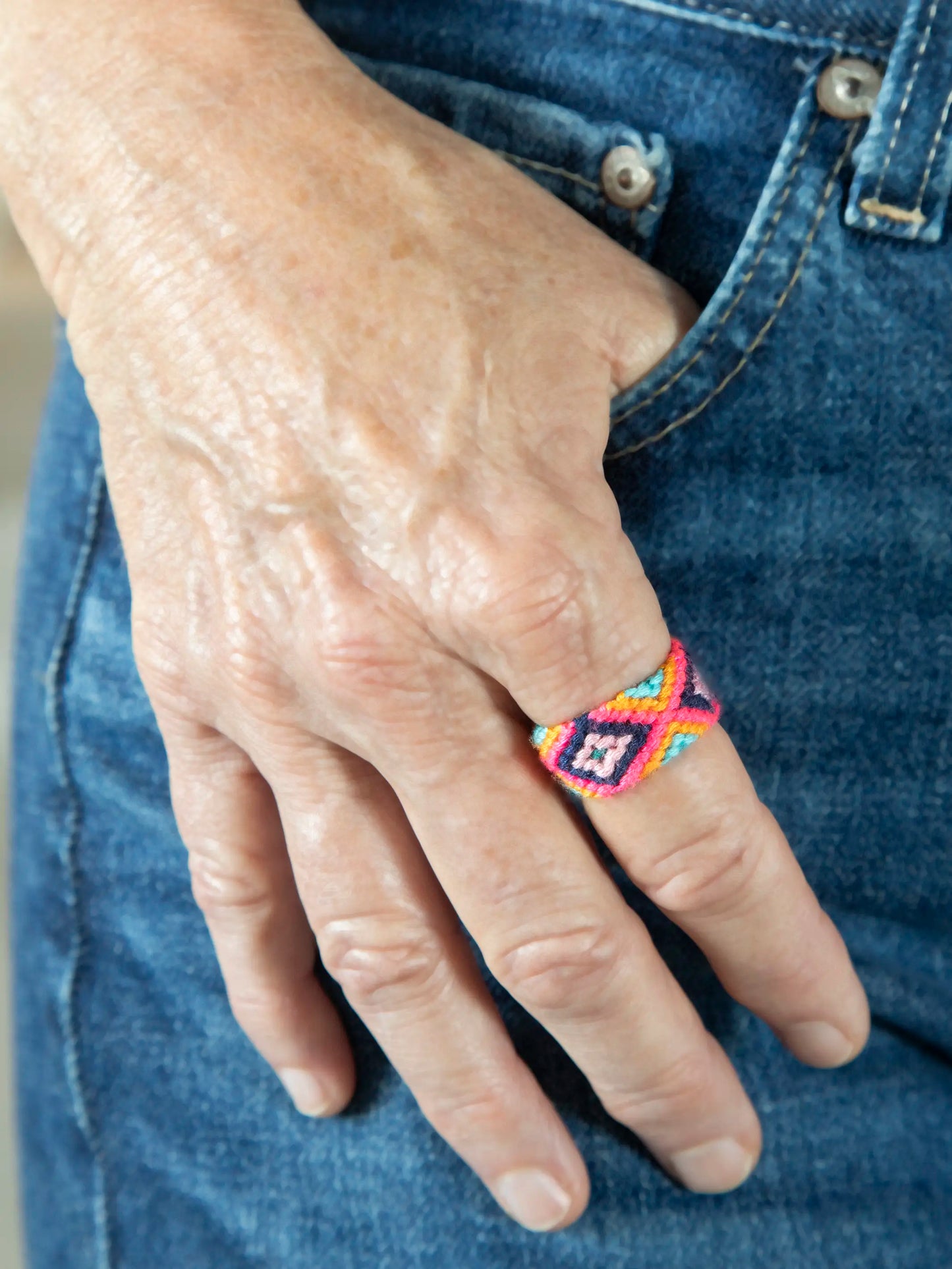 Sandal Rings, Set of 2 - Coral