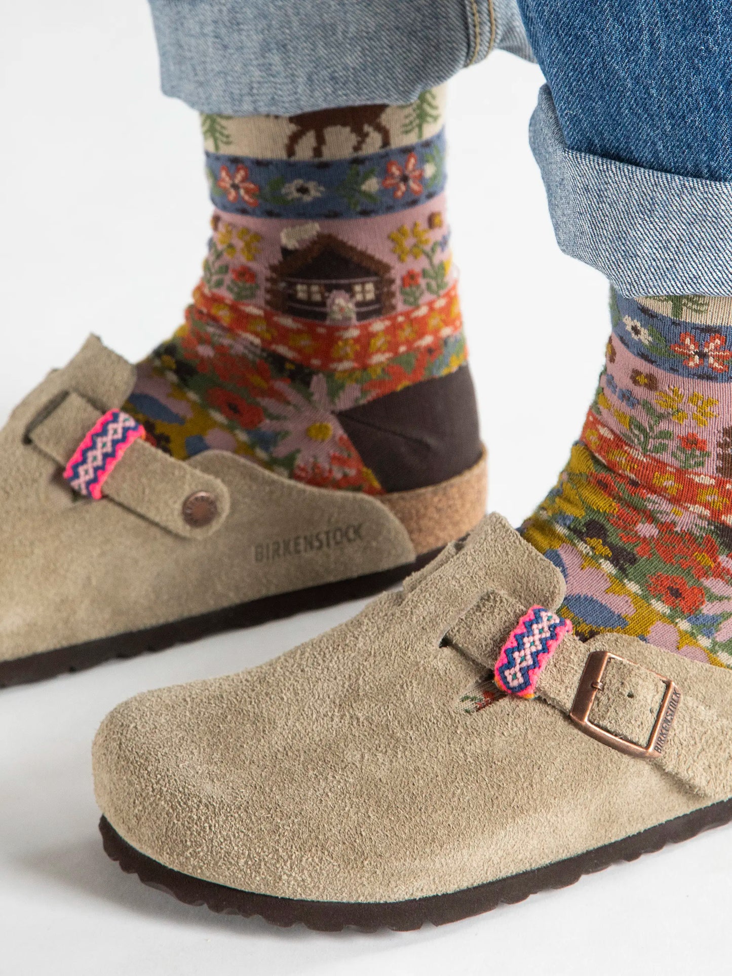 Sandal Rings, Set of 2 - Coral