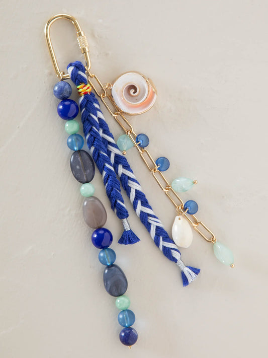 Blue Tides Bag Charm