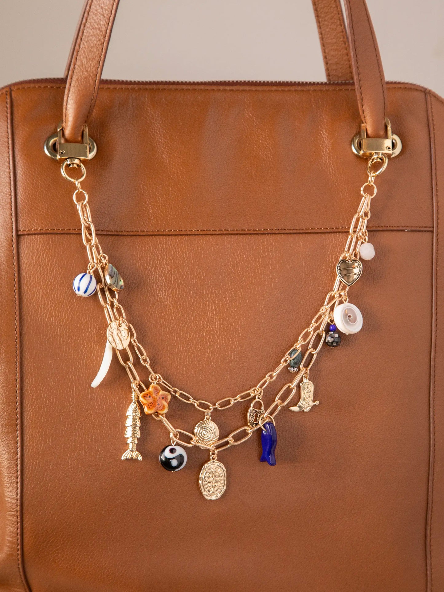 Ocean Bag Charm Necklace