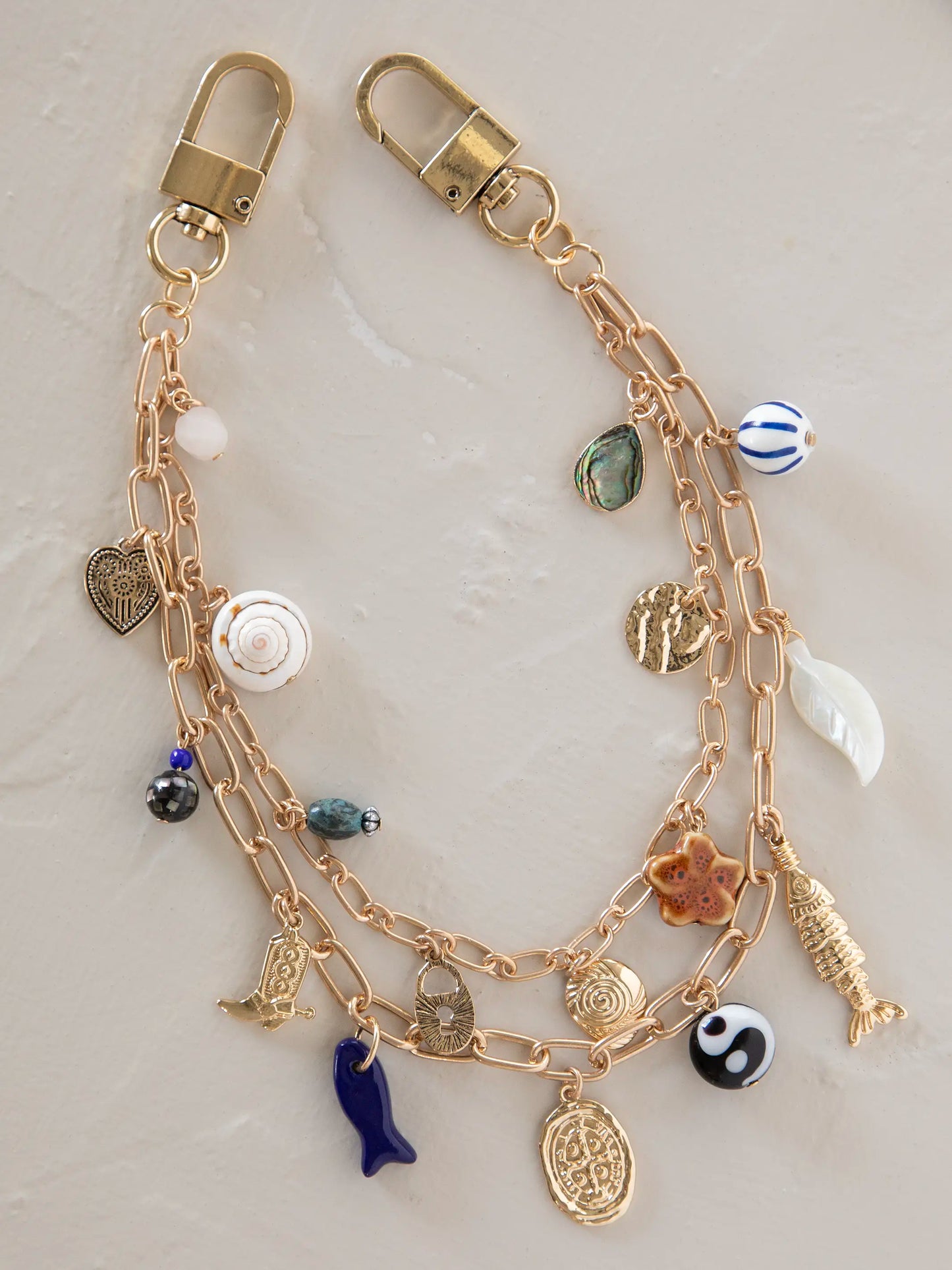 Ocean Bag Charm Necklace