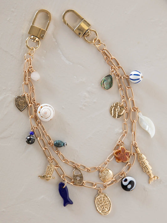 Ocean Bag Charm Necklace