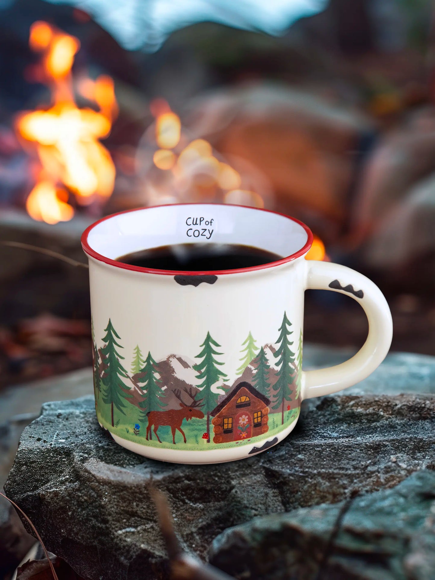 Camp Coffee Mug - Cabin Cup of Cozy