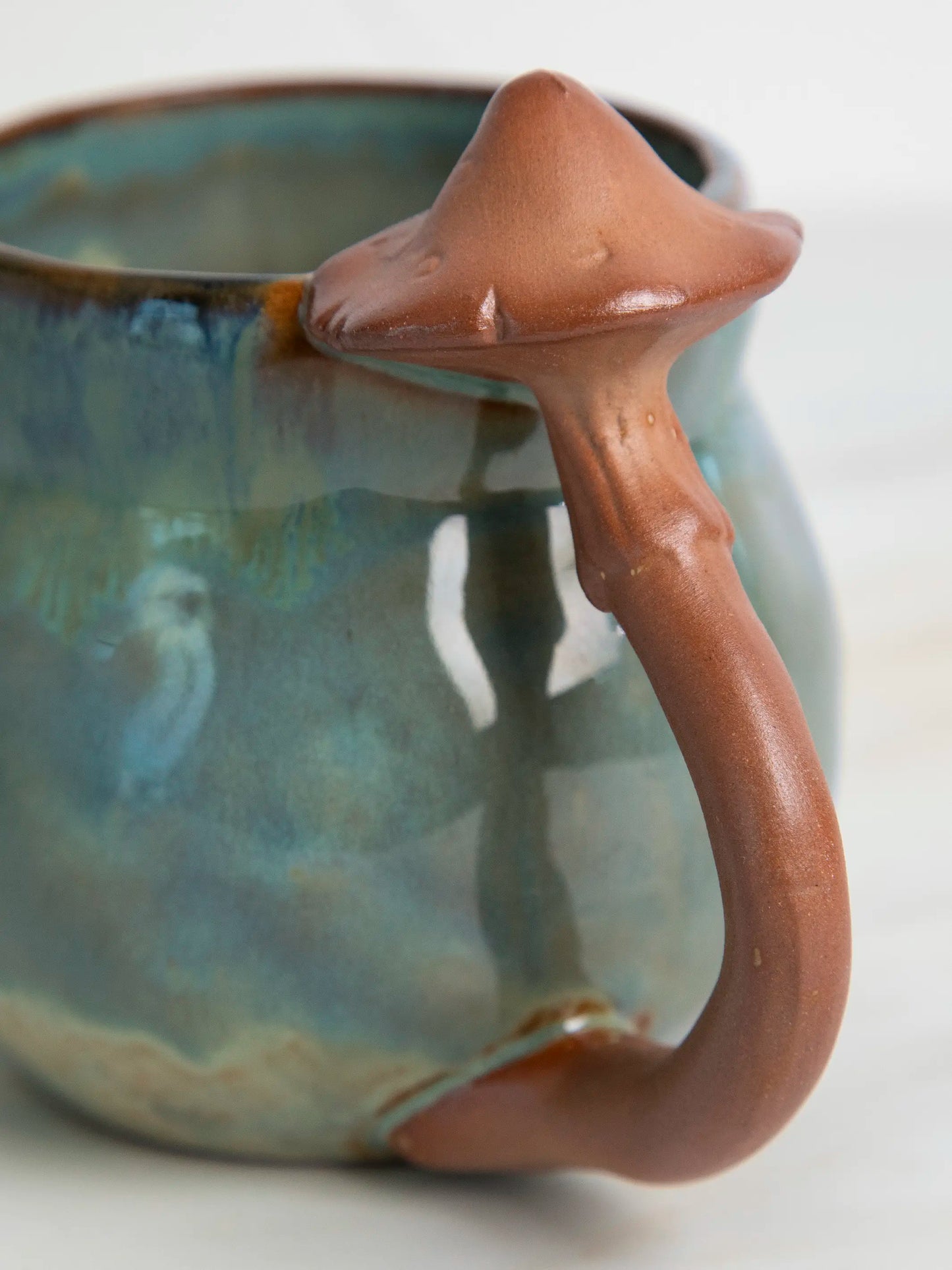 Stoneware Mushroom Mug