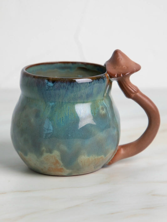 Stoneware Mushroom Mug