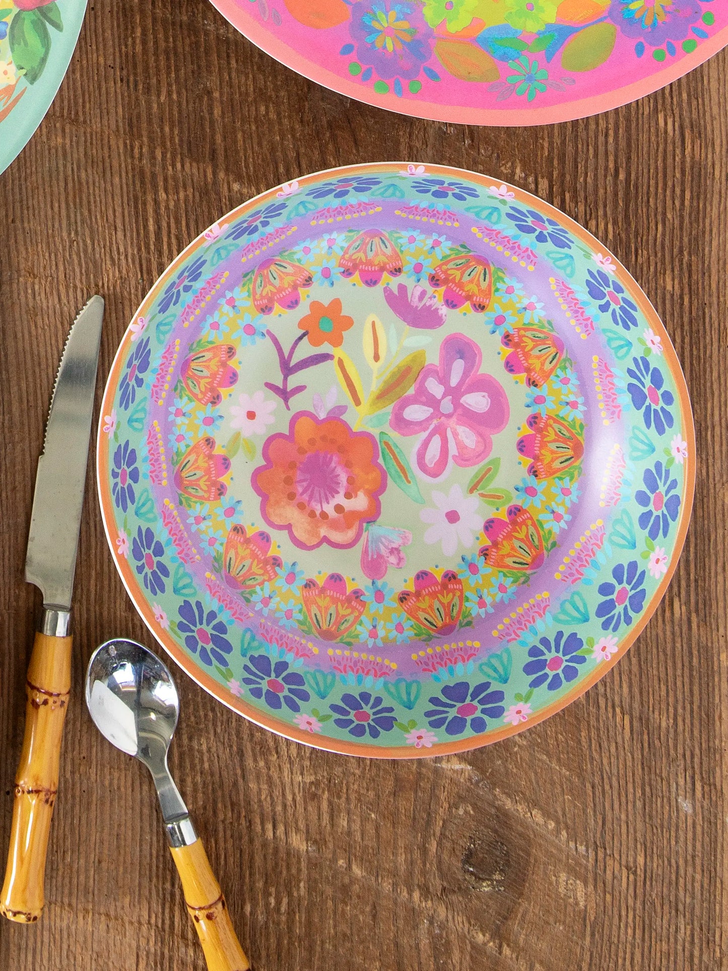 Mix & Match Melamine Dishes - Mint Bowl