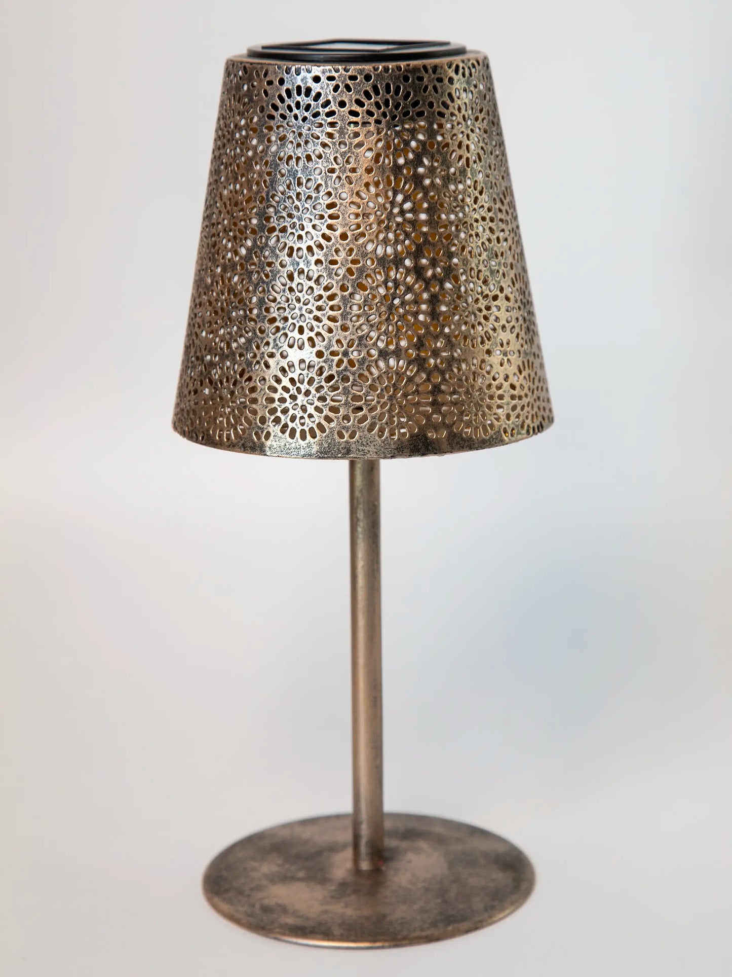 Little Solar Mandala Lamp - Bronze