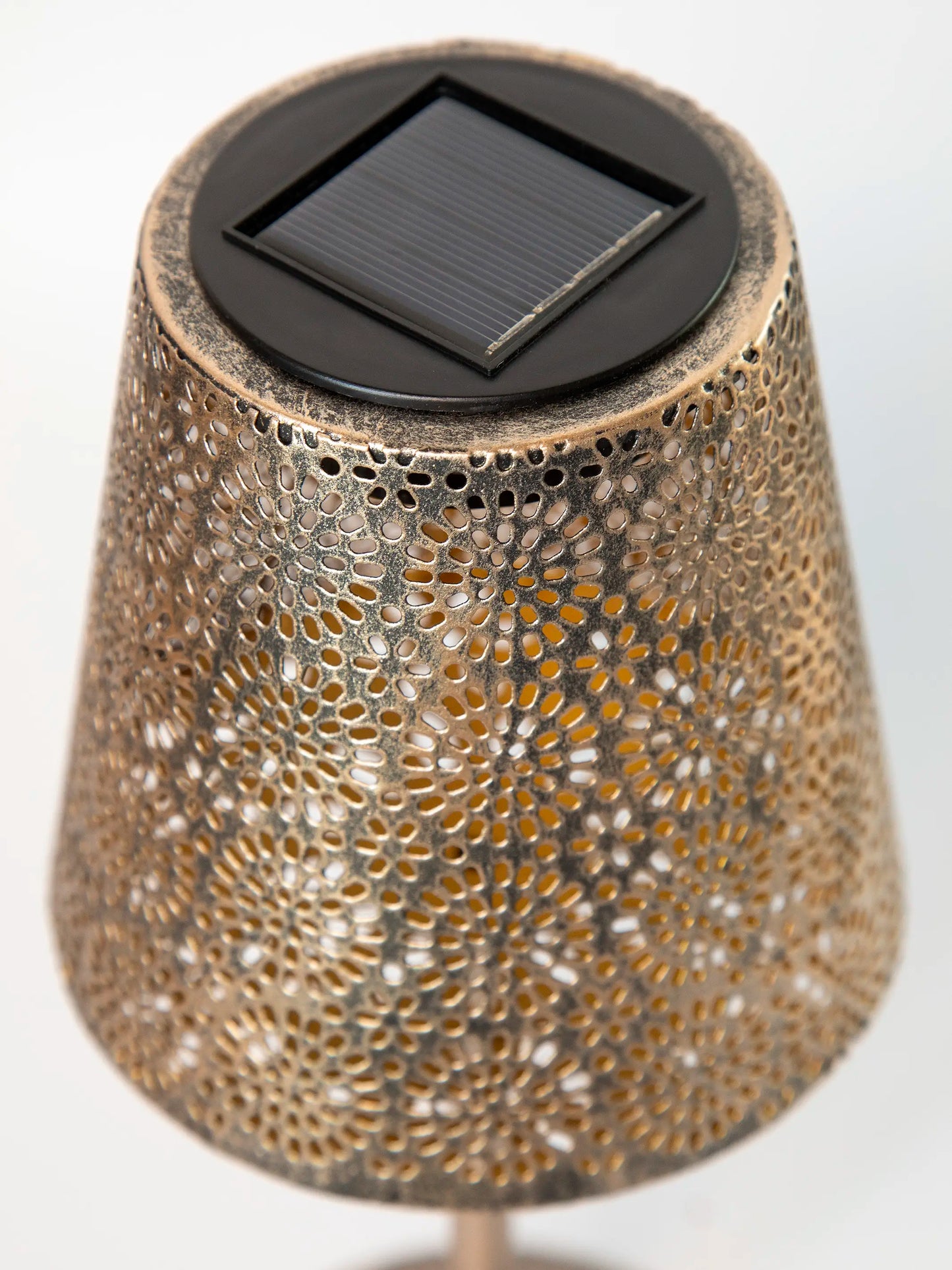 Little Solar Mandala Lamp - Bronze