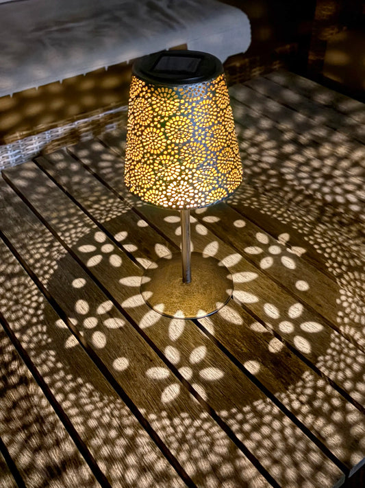 Little Solar Mandala Lamp - Bronze