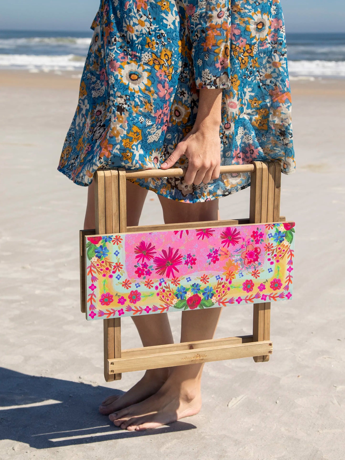 Take Anywhere Table - Pink Daisy