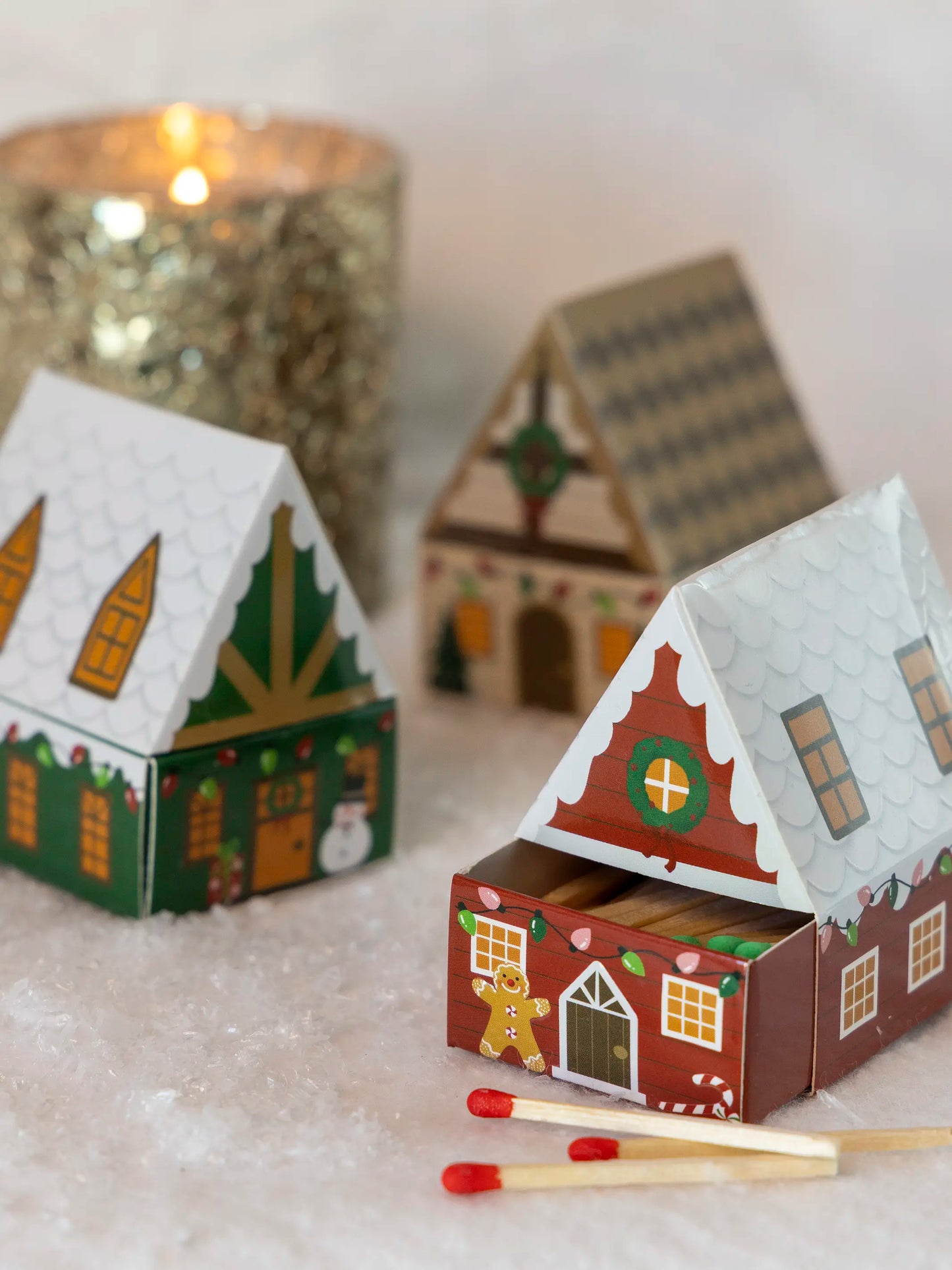 Holiday House Matchboxes, Set of 3
