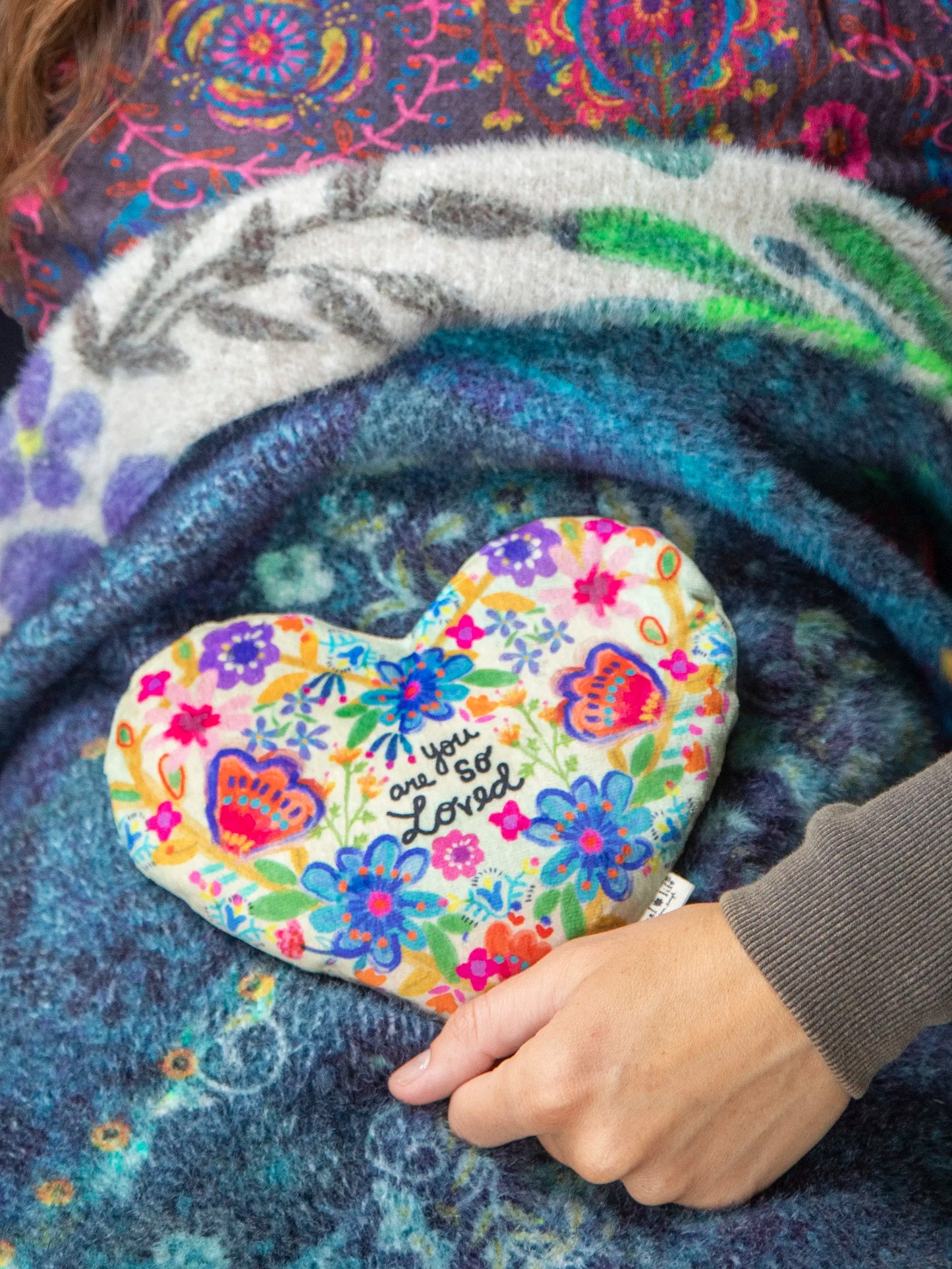 Mini Heating Pad - You Are So Loved Heart