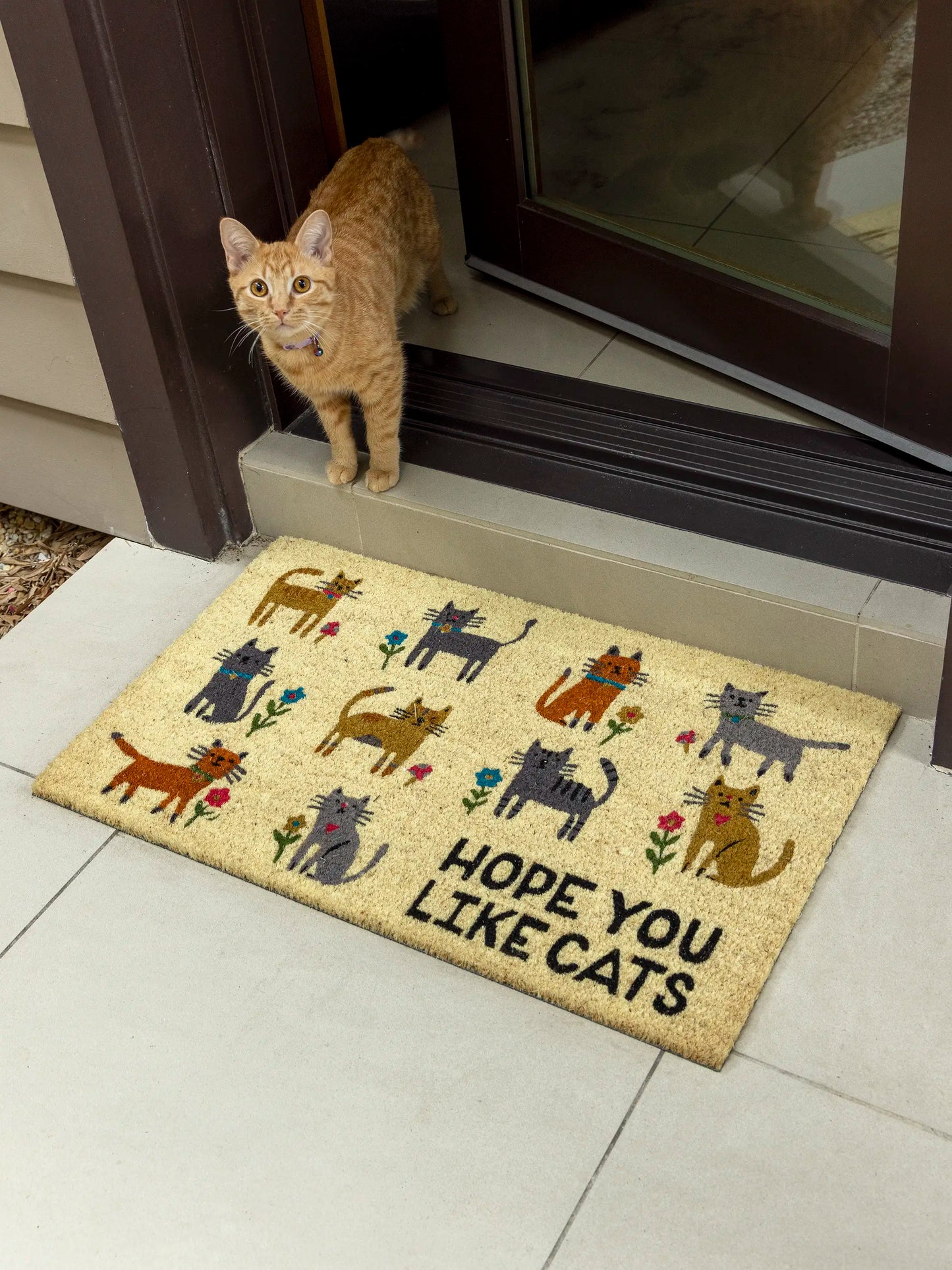 Bungalow Doormat - Like Cats