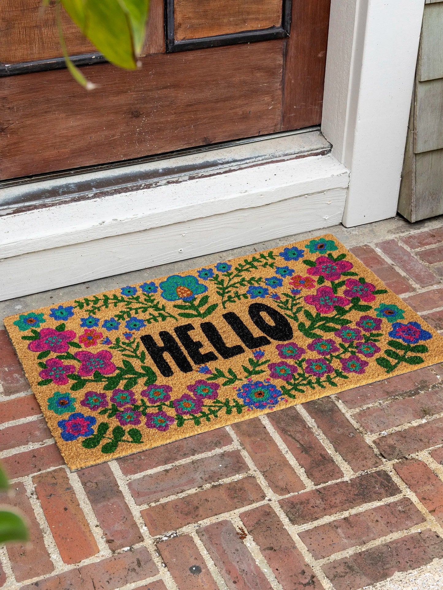 Bungalow Doormat - Hello