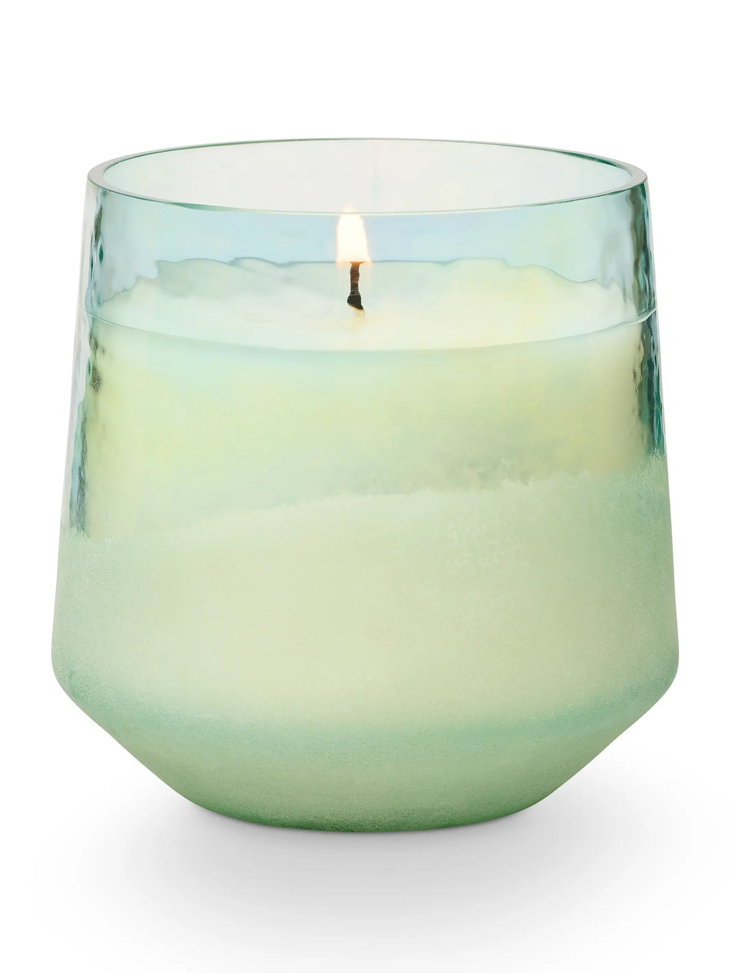 Baltic Glass Candle - Light Green