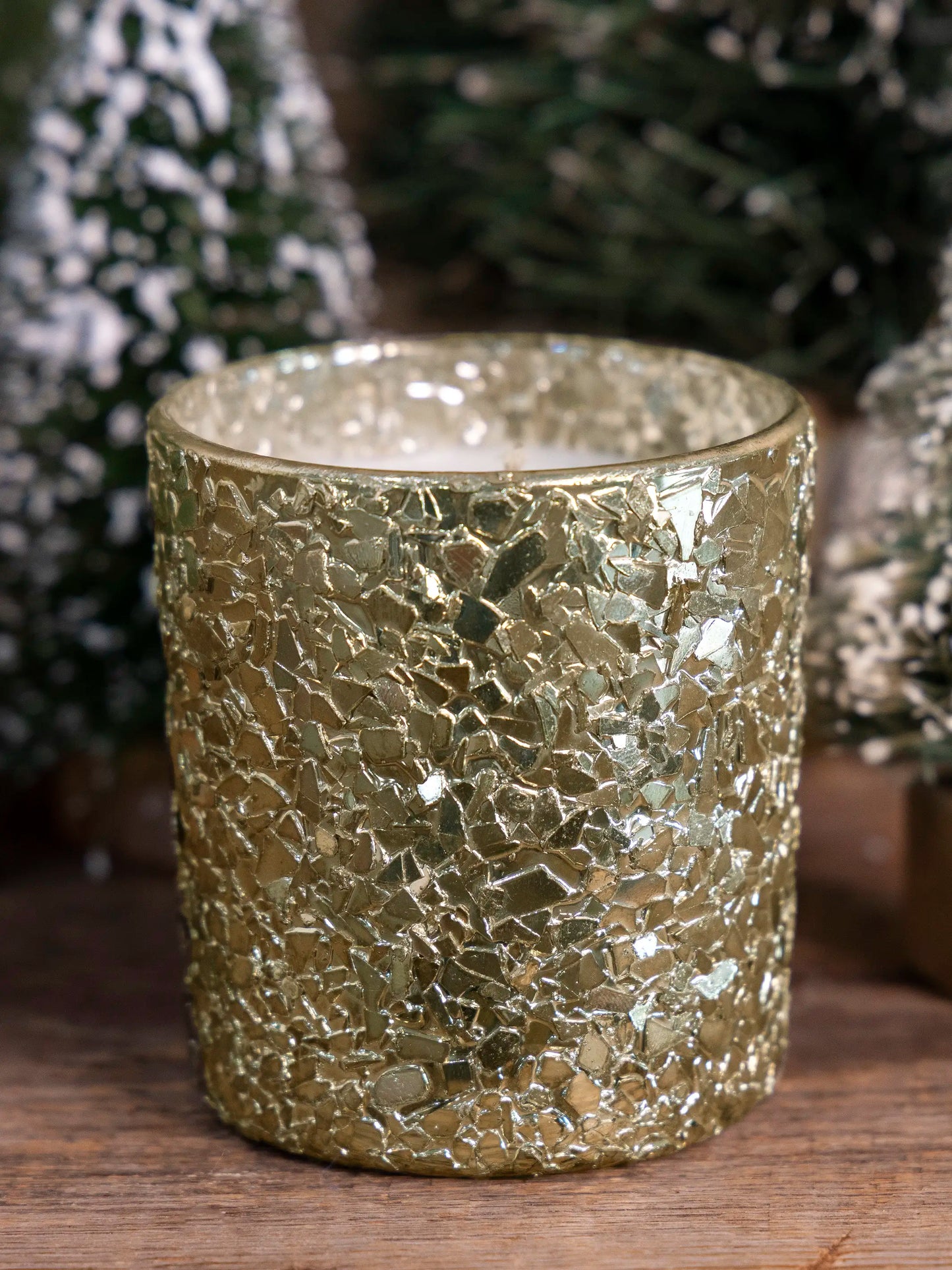 Glitter Glass Candle