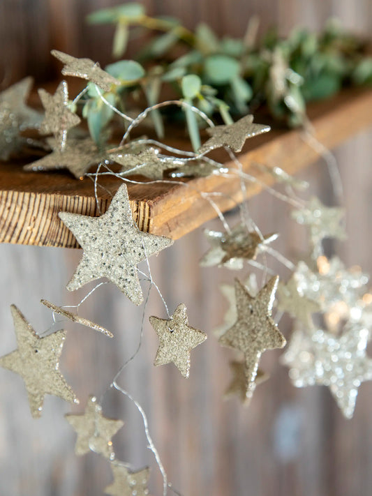 Star Glitter Garland