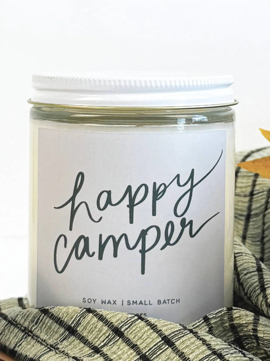 Natural Soy Candle - Happy Camper