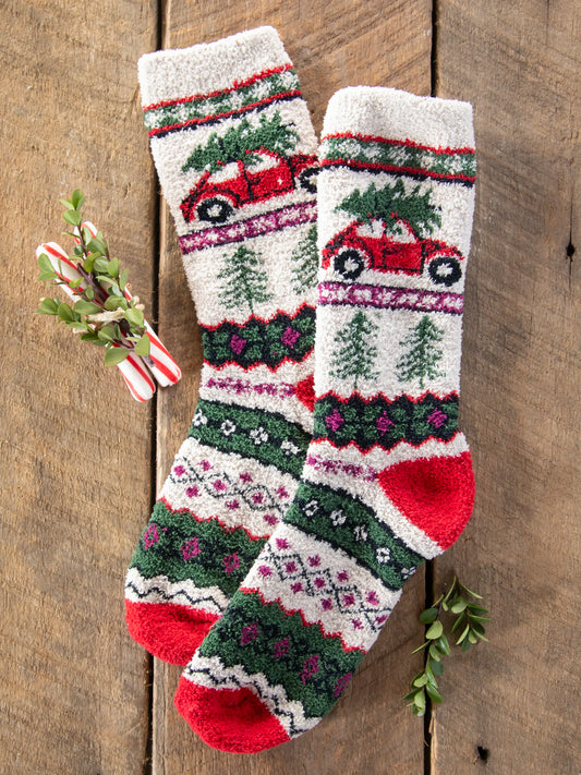 My Coziest Socks - Holiday Car