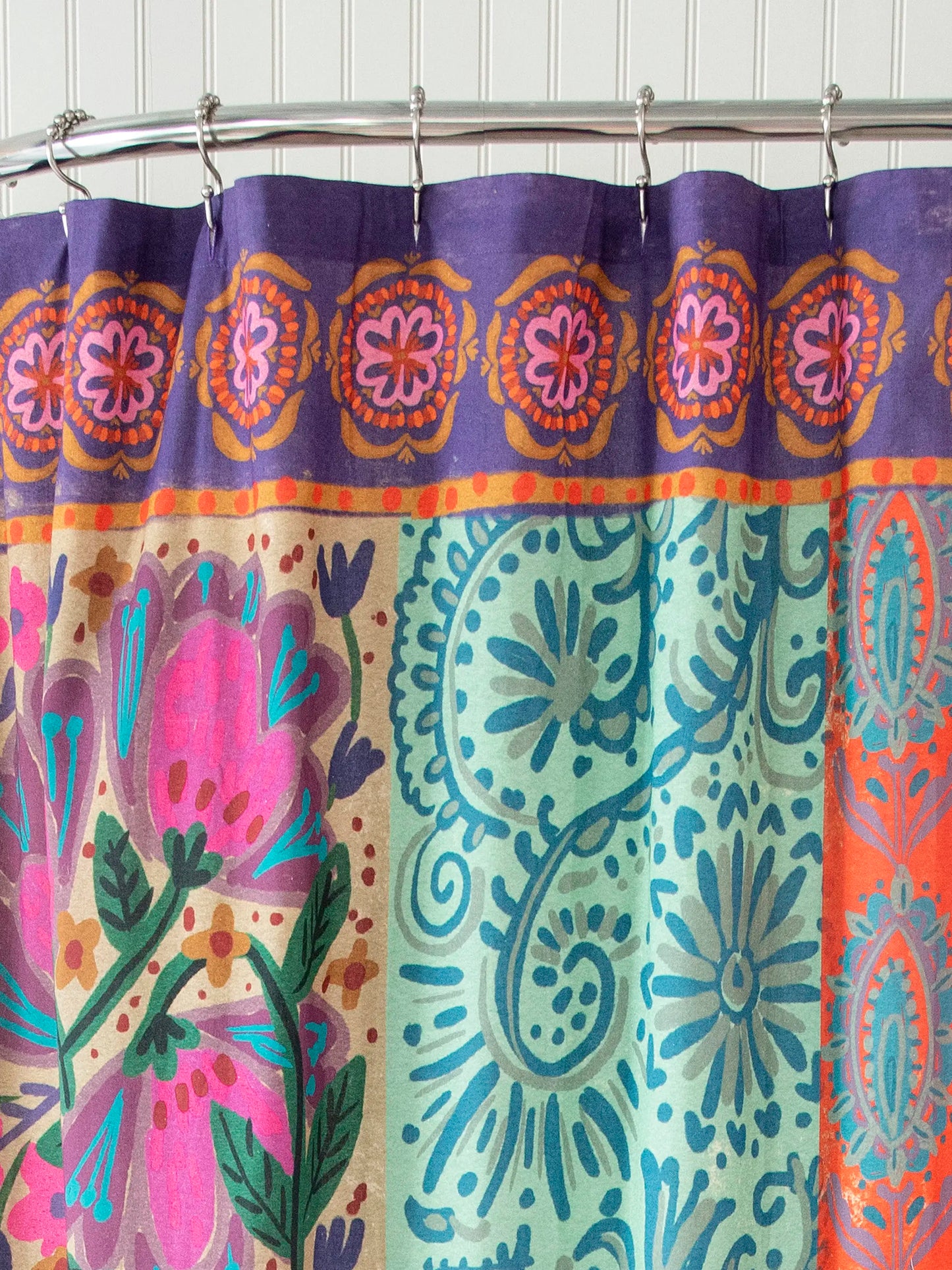 Boho Shower Curtain - Multi Color