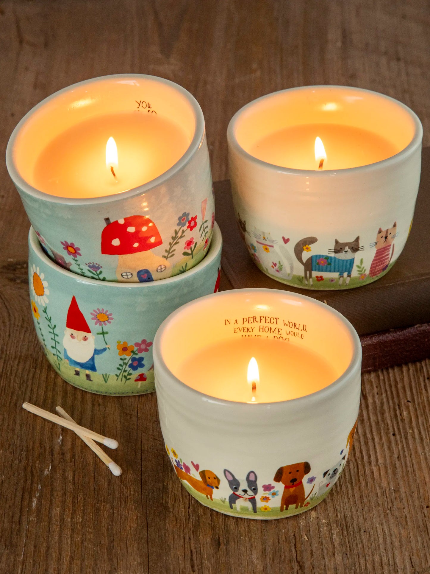 Secret Message Candle - You Are So Loved Gnome