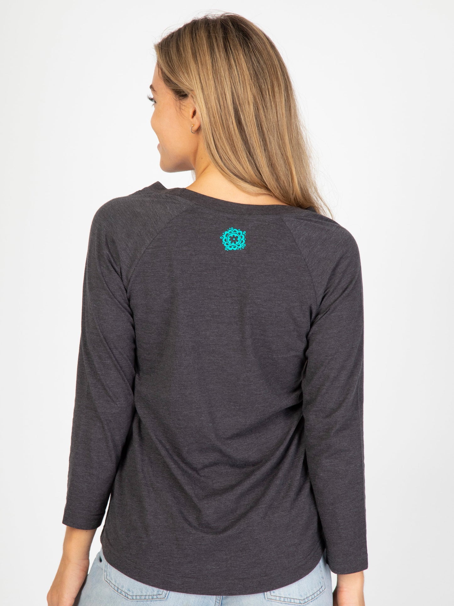 Long Sleeve Boho Cotton Tee Shirt - Kindness Matters