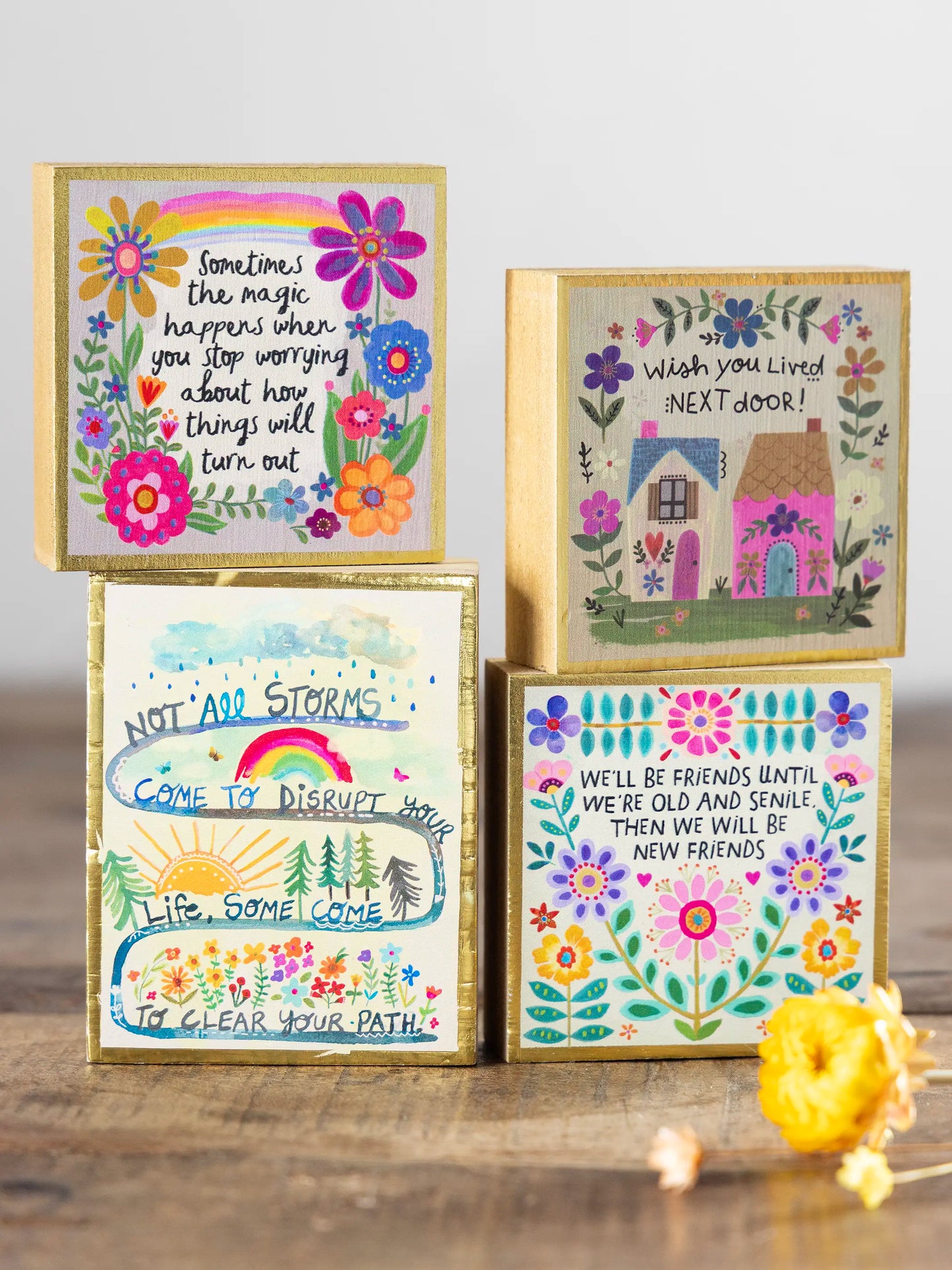 Tiny Block Keepsake - Wish You Lived Next Door