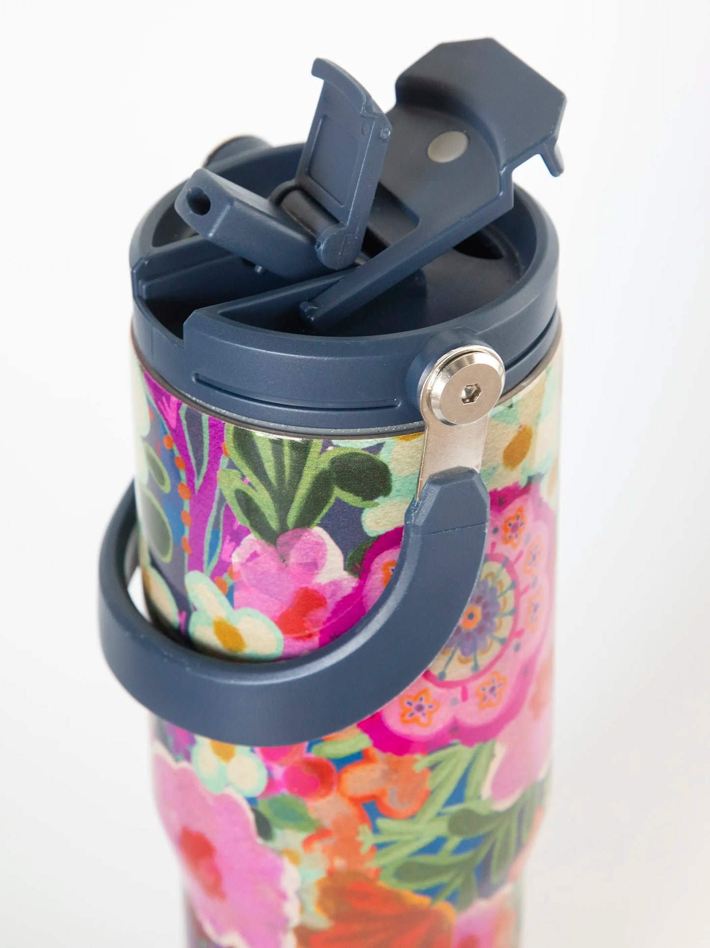 30oz Tumbler - Pink Painted Garden