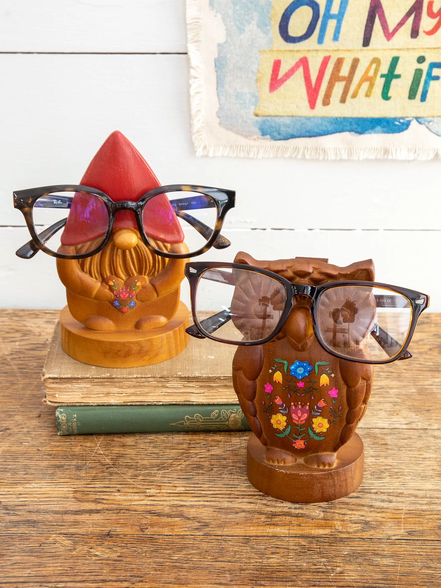 Eyeglass Holder Stand - Owl