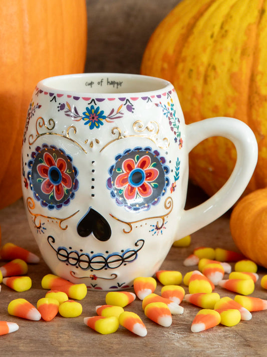 Folk Art Coffee Mug - Coco The Sugar Skull